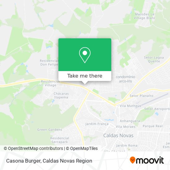 Mapa Casona Burger