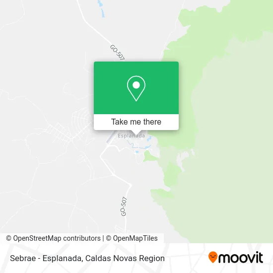 Sebrae - Esplanada map