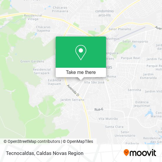 Tecnocaldas map