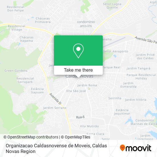 Mapa Organizacao Caldasnovense de Moveis