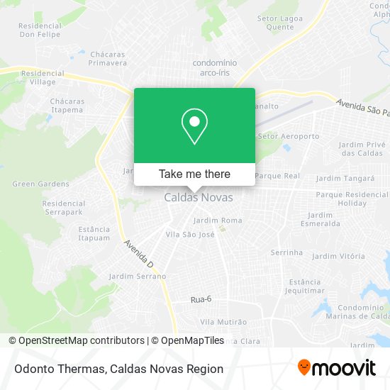Odonto Thermas map