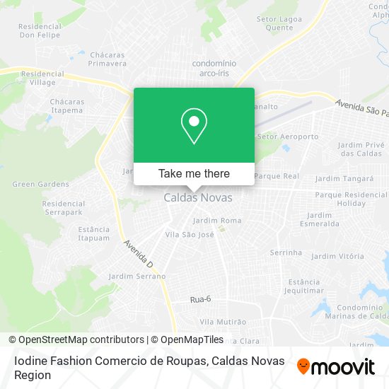 Iodine Fashion Comercio de Roupas map