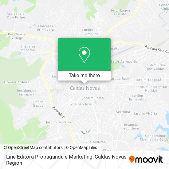 Line Editora Propaganda e Marketing map