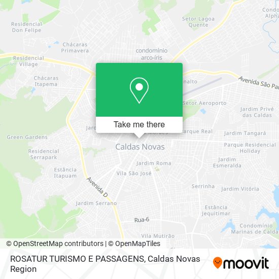 ROSATUR TURISMO E PASSAGENS map