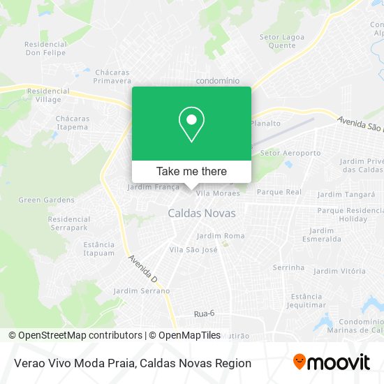 Verao Vivo Moda Praia map