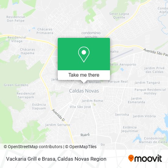 Mapa Vackaria Grill e Brasa