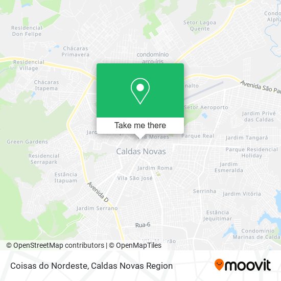 Coisas do Nordeste map