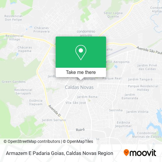 Armazem E Padaria Goias map