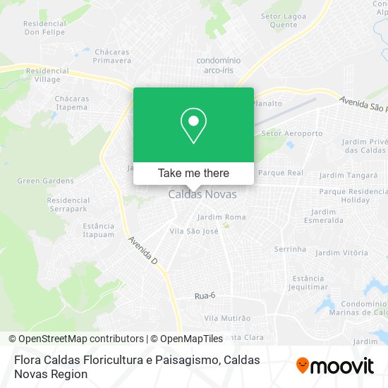 Flora Caldas Floricultura e Paisagismo map