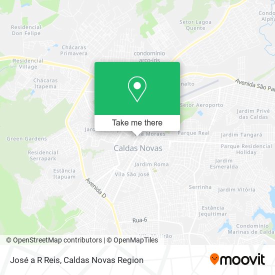José a R Reis map