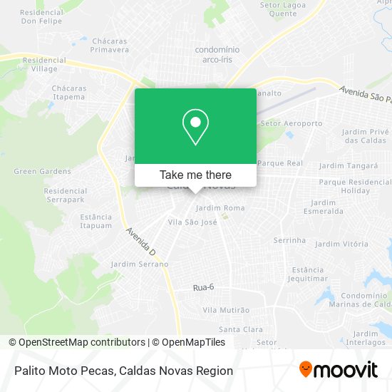 Palito Moto Pecas map