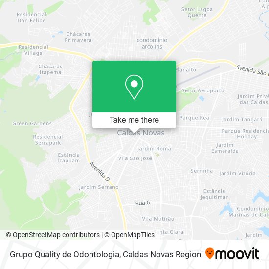 Grupo Quality de Odontologia map