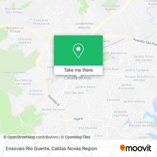 Enxovais Rio Quente map