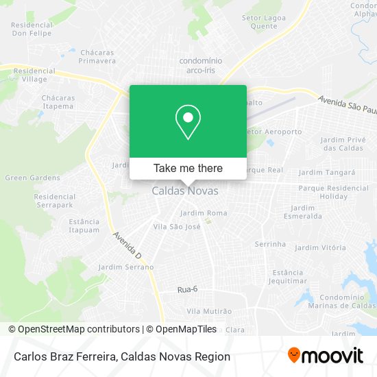 Carlos Braz Ferreira map