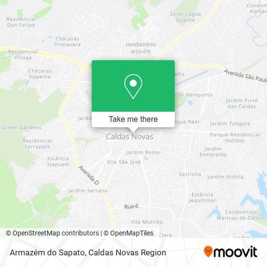 Armazém do Sapato map