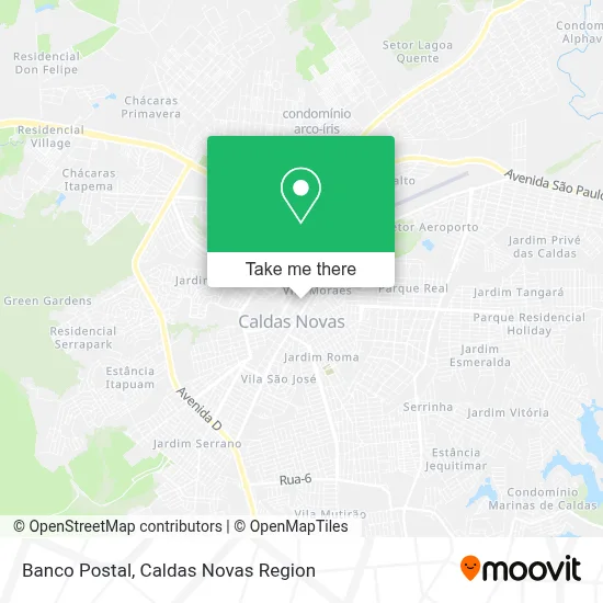 Banco Postal map