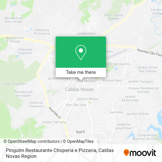 Pinguim Restaurante Choperia e Pizzaria map