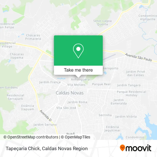 Tapeçaria Chick map
