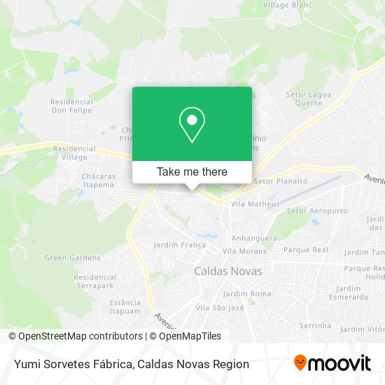 Yumi Sorvetes Fábrica map