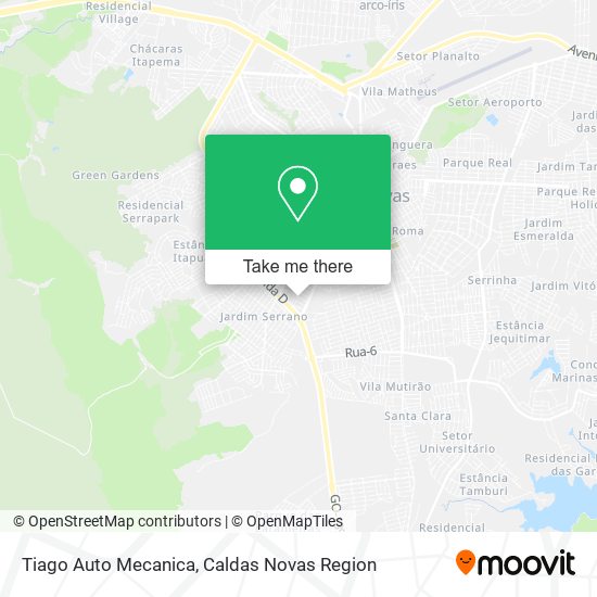 Tiago Auto Mecanica map