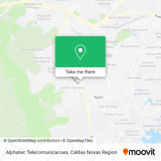 Mapa Alphatec Telecomunicacoes