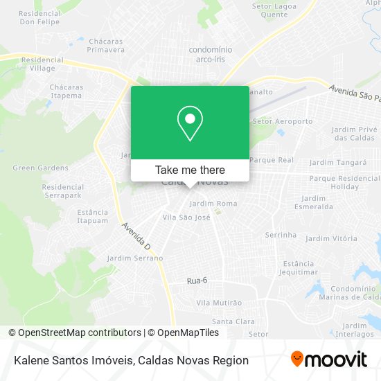 Kalene Santos Imóveis map