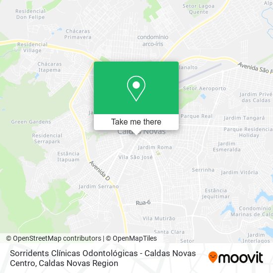 Sorridents Clínicas Odontológicas - Caldas Novas Centro map