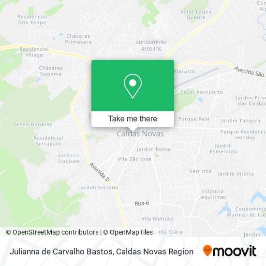 Julianna de Carvalho Bastos map