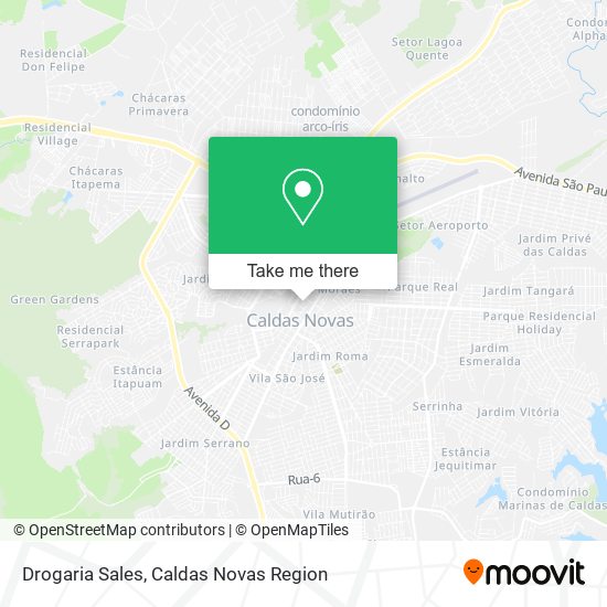 Drogaria Sales map