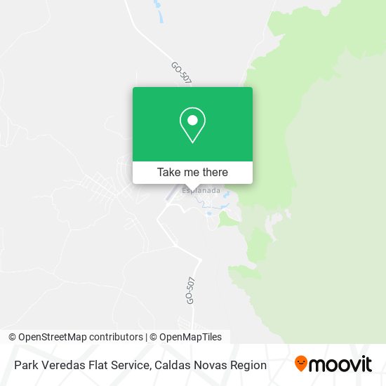 Park Veredas Flat Service map