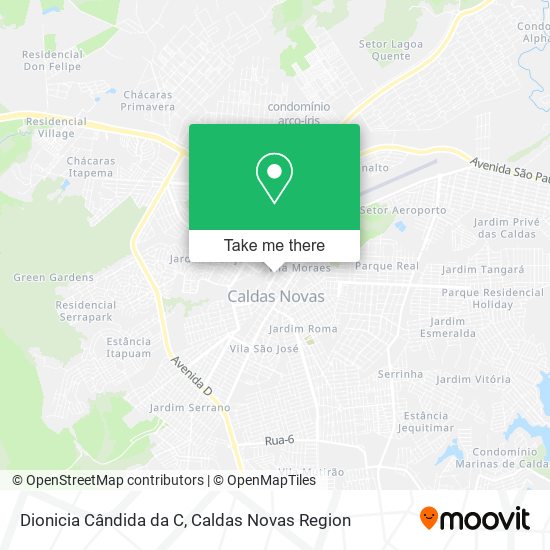 Dionicia Cândida da C map
