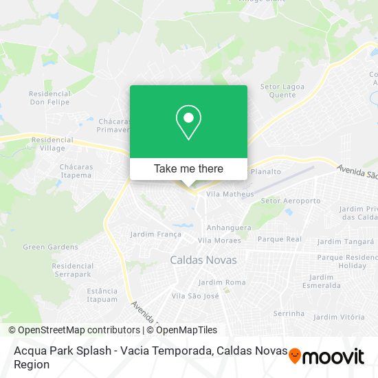Acqua Park Splash - Vacia Temporada map