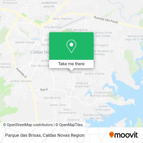 Parque das Brisas map