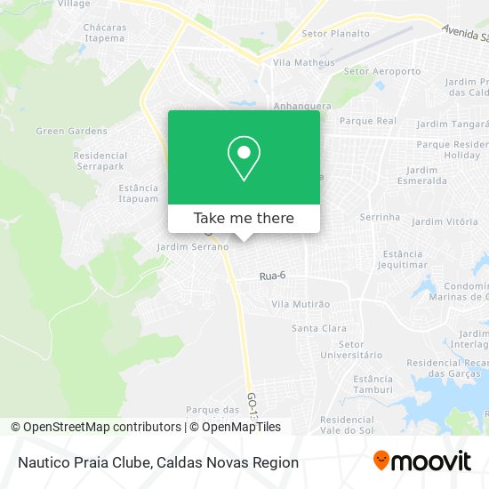 Nautico Praia Clube map