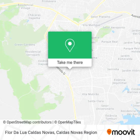 Flor Da Lua Caldas Novas map