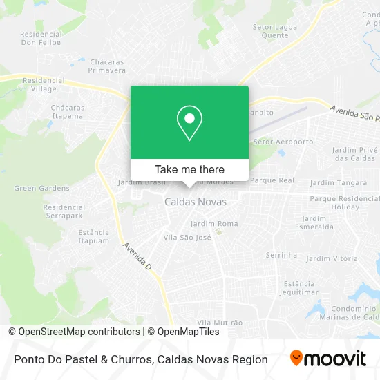 Ponto Do Pastel & Churros map