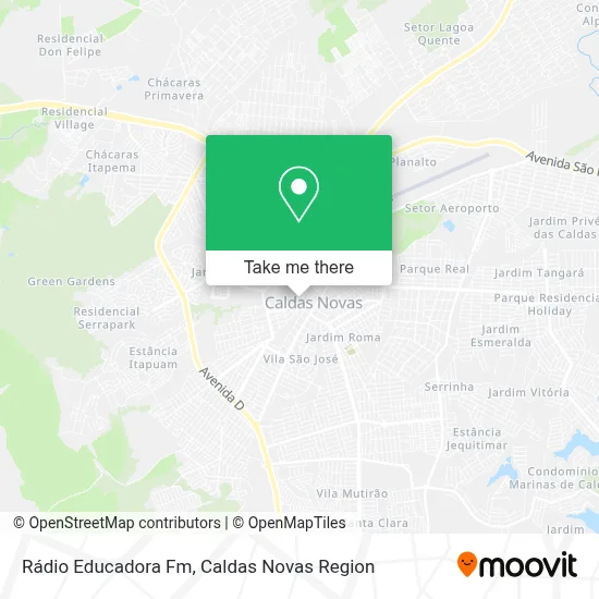 Rádio Educadora Fm map