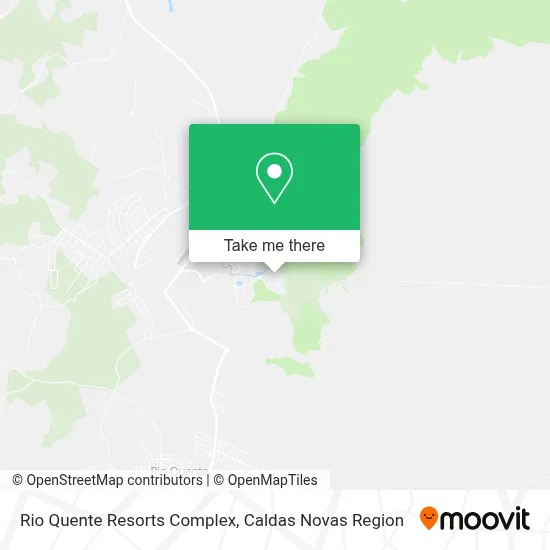 Rio Quente Resorts Complex map