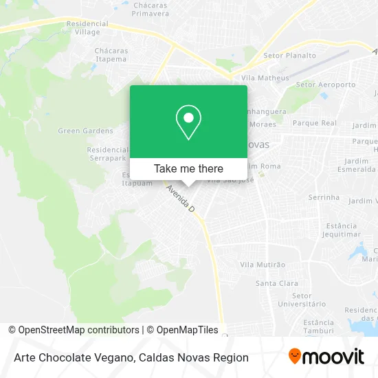 Arte Chocolate Vegano map