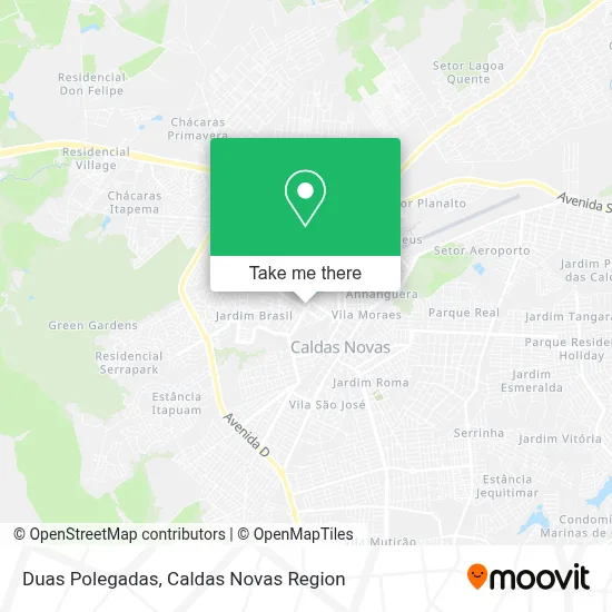 Duas Polegadas map