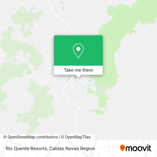 Rio Quente Resorts map