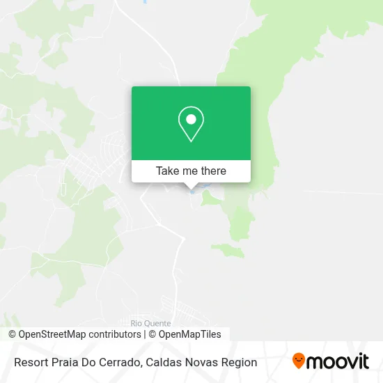 Resort Praia Do Cerrado map