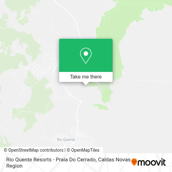 Rio Quente Resorts - Praia Do Cerrado map