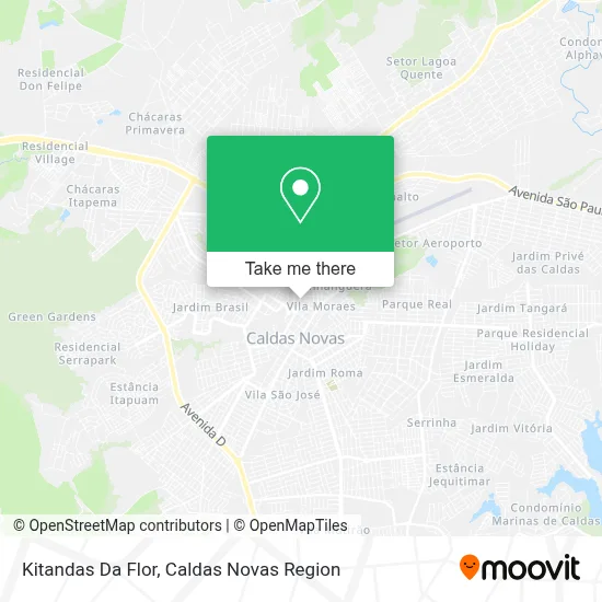 Kitandas Da Flor map