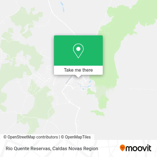 Rio Quente Reservas map