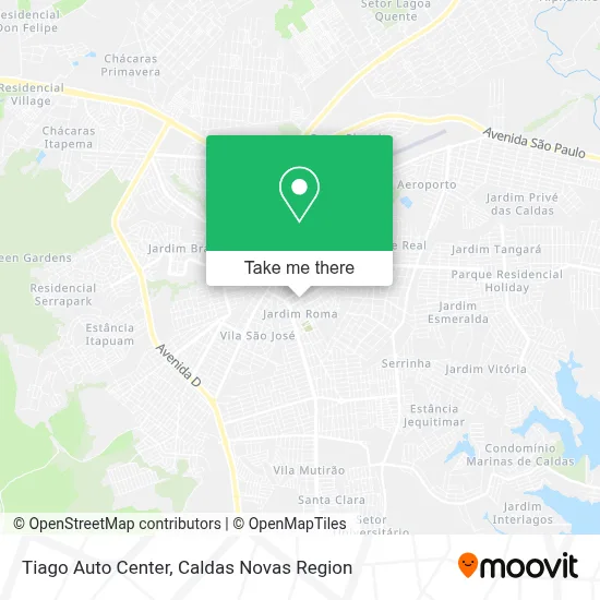 Tiago Auto Center map