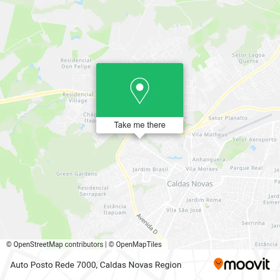 Auto Posto Rede 7000 map