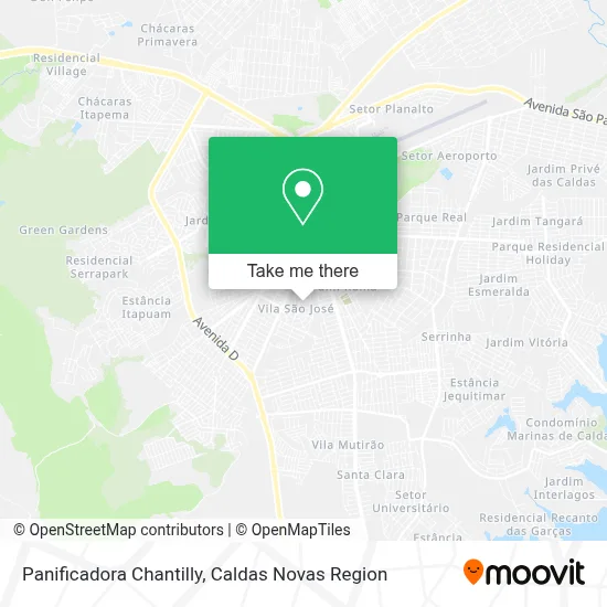 Panificadora Chantilly map