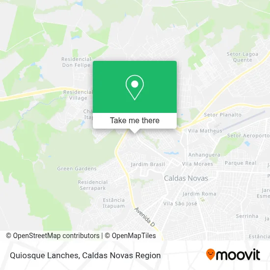 Quiosque Lanches map