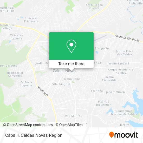 Caps II map